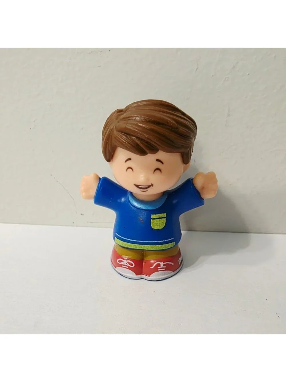 Fisher Price Little People Jack Figure Big Helpers Blue Shirt Brown Hair 2439-2